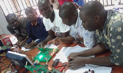 Nigerian BMET Students in Class